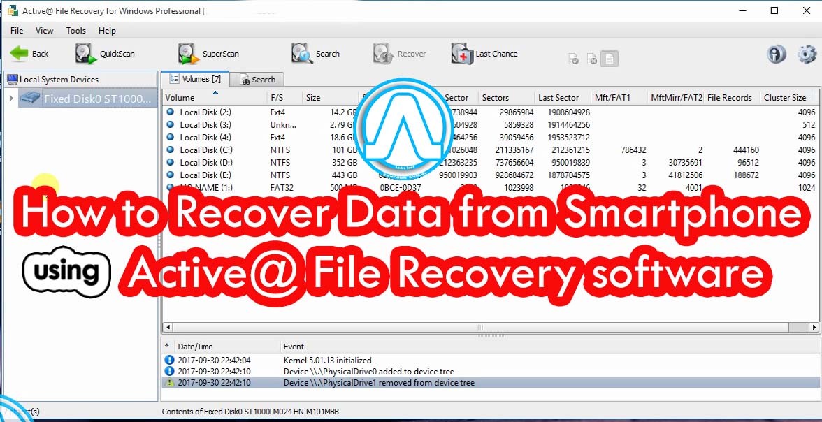 Active@ file recovery software download